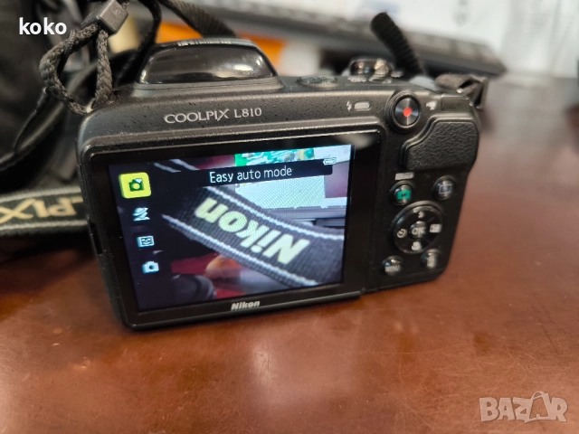 Фотоапарат камера Nikon Coolpix L810, снимка 6 - Фотоапарати - 52411246