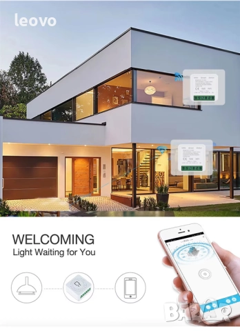 Wi-Fi Smart превключвател Cozylife. 220V, 16A.  Българско ръководство, снимка 15 - Мрежови адаптери - 52978085
