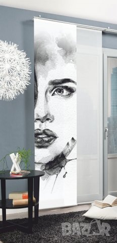 Home Fashion Панел Перде Сиво 245x60см, снимка 2 - Пердета и завеси - 39969642