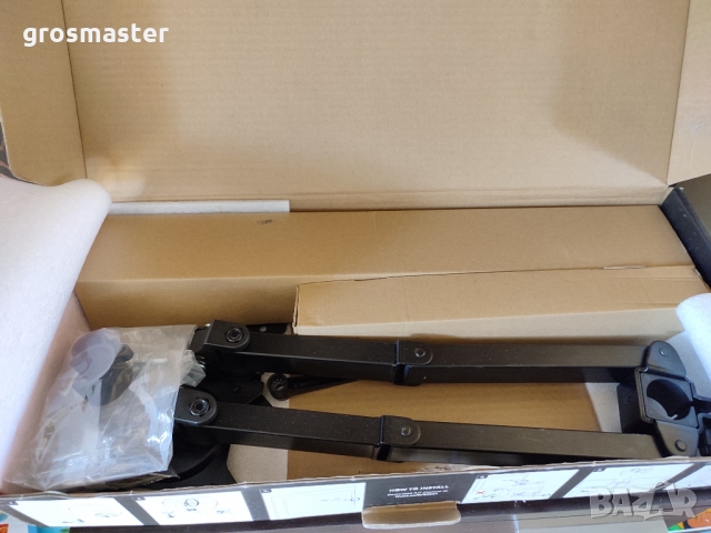 НОВО! Стойка за два монитора (TRUST GXT 1120 Mara Dual Monitor Arm), снимка 5 - Други - 36100250