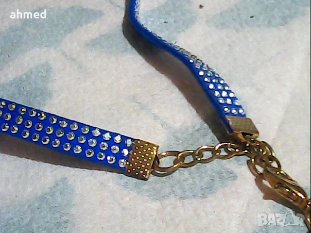 красив комплект кожено колие и гривна, снимка 4 - Колиета, медальони, синджири - 52543866