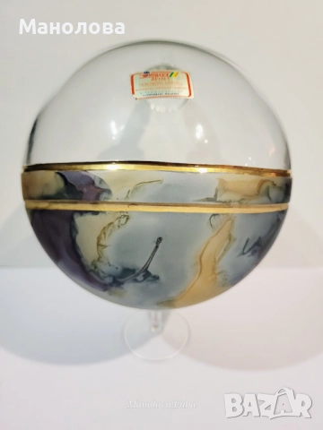 Много голяма коледна топка изработена от ръчно рисуван кристал JOSKA Kristall , снимка 5 - Други ценни предмети - 52313598