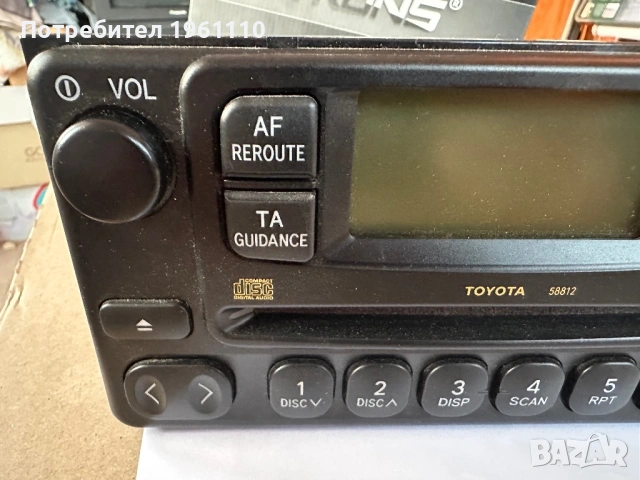 CD RADIO Toyota Rav-4 (2000-2005г.) 86120-42061 / 8612042061 Тойота Rav4 касетофон плеър., снимка 2 - Аксесоари и консумативи - 53839101