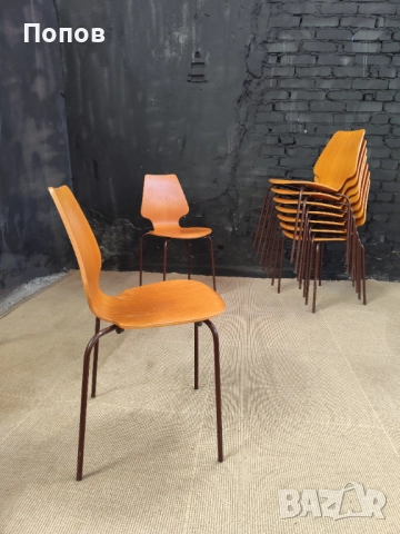 Винтидж датски стол, снимка 3 - Столове - 52268169