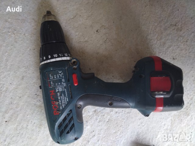Винтоверт BOSCH GSR12-VE2 Професионалната синя серия BOSCH Боди, зарядно батерия. Made in Switzerwan, снимка 5 - Винтоверти - 41424267
