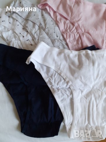 нов пакет от 5 броя памучни бикини размер С, снимка 3 - Бельо - 39507267