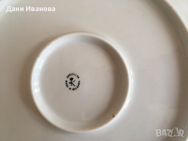 Голяма порцеланова чиния за торта / предястие, снимка 5 - Чинии - 40377309