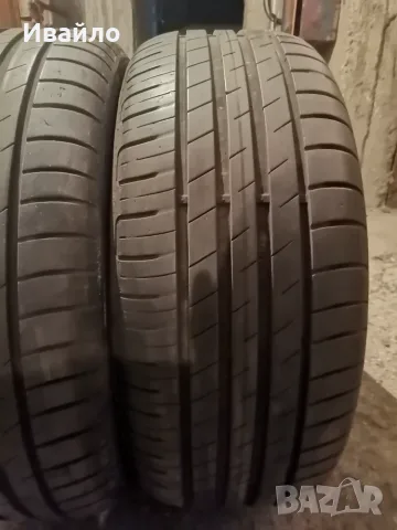 Продавам 2 броя летни гуми 205.55.16 на 1 сезон дот 2021 Goodyear , снимка 2 - Гуми и джанти - 55951431