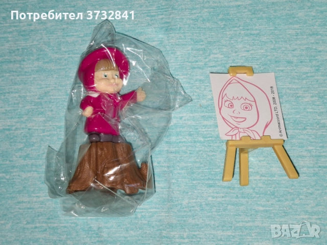 Киндер Макси Маша и мечока Kinder Maxi 2018 година, снимка 6 - Колекции - 52682843