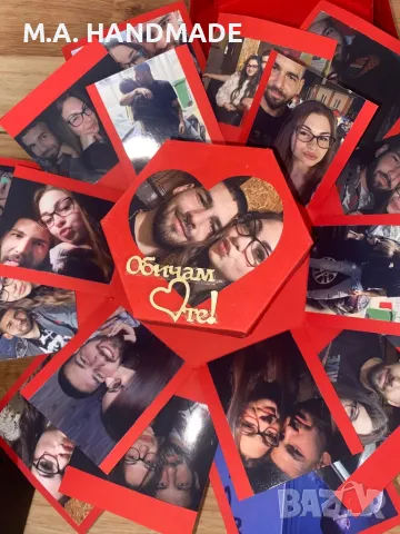 Кутия със снимки, прекрасен подарък за всеки повод , снимка 5 - Декорация за дома - 48887143