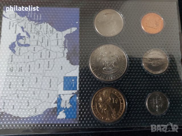 Комплектен сет - САЩ от 6 монети , John F.Kennedy, снимка 2 - Нумизматика и бонистика - 42493518
