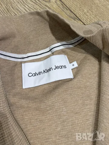 Мъжка блуза Calvin Klein Jeans 1/4 Zip | L размер, снимка 4 - Блузи - 56202396
