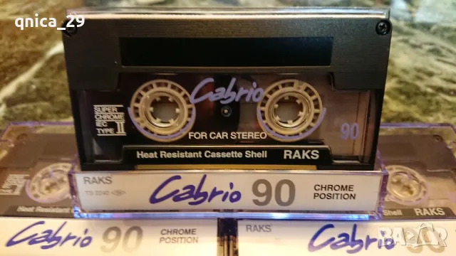 Raks Cabrio 90 не записани аудио касети, снимка 2 - Декове - 47558395