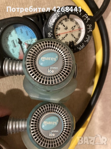 Марес - Водолазен Регулатор + конзолa, Mares proton ice, снимка 2 - Водни спортове - 51781621