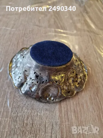 Метална купа в стил арт деко, снимка 3 - Антикварни и старинни предмети - 47558518