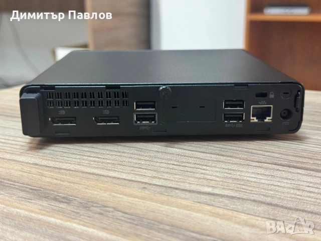 HP EliteDesk 705 G5 Mini / AMD Ryzen 5 3400GE / 256GB / 8GB / Vega 11 / Wi-Fi, снимка 3 - За дома - 53383423