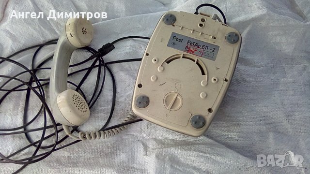 Телефон с шайба 1971 г, снимка 5 - Антикварни и старинни предмети - 34496423