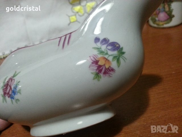 Стар български порцелан сосиера, снимка 4 - Антикварни и старинни предмети - 44232420