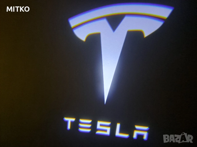 LED проектори за врата на автомобил TESLA 4бр, снимка 3 - Аксесоари и консумативи - 52978767