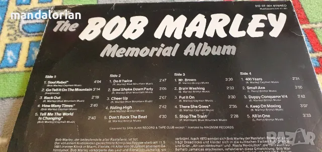 Плоча vinyl двойна Bob Marley – The Bob Marley Memorial Album, снимка 3 - CD дискове - 48799549