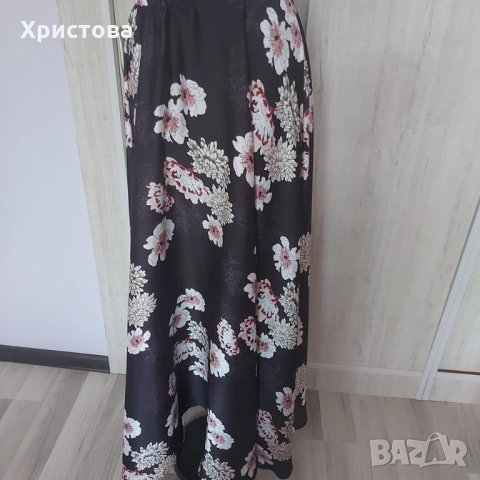 Ефирна дълга рокля на цветя с гол гръб - 45,00лв., снимка 9 - Рокли - 33972951