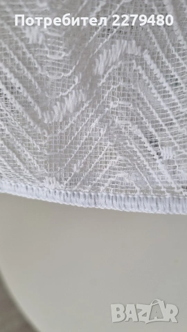 Перде бяло , снимка 3 - Пердета и завеси - 53579851