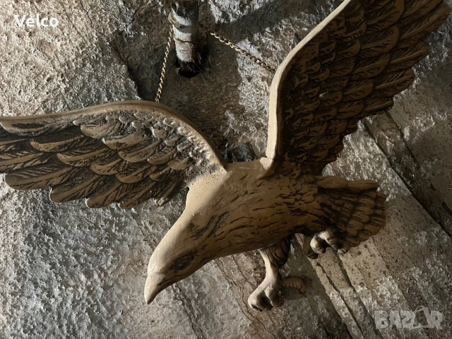 бронзов орел , снимка 2 - Антикварни и старинни предмети - 53560492