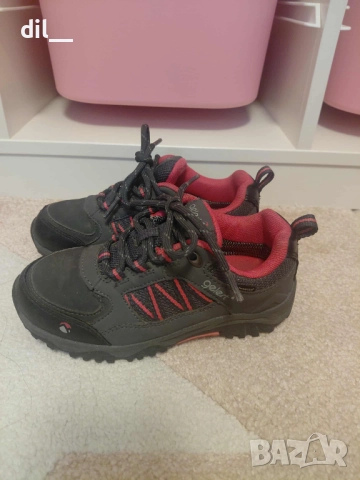 Детски обувки Gelert, водоустойчичи черно с розово. Размер 29