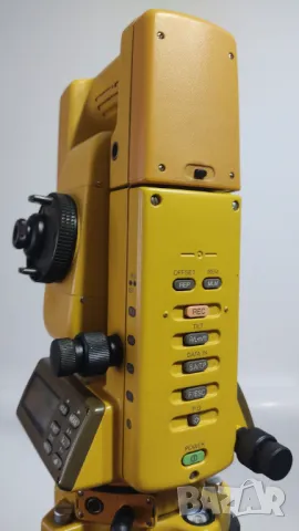 Тотална станция Topcon GTS-300 в комплект с тринога, щок и призма, снимка 6 - Други машини и части - 48352936