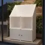 Модулен шкаф за съхранение ELEGANCE - 4 модула, бялТехнически характеристики на Модулен шкаф за съхр, снимка 2