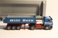 HERPA 1:87 H0 MERCEDES WILLI BETZ ГОНДОЛА САМОСВАЛ КАМИОН, снимка 7