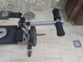 Kettler/Дължина на лоста 215 см /тежести2×15,2×10,2×5,2×2.5..+15 за крака , снимка 4