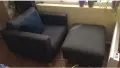 Кресло и табуретка икеа ikea, снимка 2