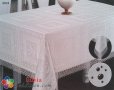 Покривки за голяма маса с дантела от лен,Тефлон, бяло,крем,бежово, снимка 11