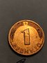 2 БР. ДЕФЕКТНИ монети ГФР 10 пфенинг  1971г. 1 пфенинг 1983 г .с черта на гърба , снимка 9