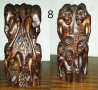 Африканска статуетка от екзотично дърво, снимка 1 - Статуетки - 39532071