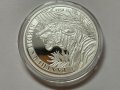 Сребърна монета Пантера Тигрис Лаос 2022 1 oz, снимка 3