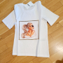 Дамска бяла тениска., снимка 1 - Тениски - 44839958