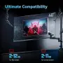 Двойна стойка HUMANEX за монитори 43,2–101,6 см, до 12 кг на плосък екран, снимка 3