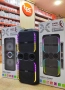 🔊 ABS-12202 – 12”×2 Xbass 200W 6000mah-50лв Професионална караоке тонколона, Bluetooth, 2 микрофонa, снимка 6