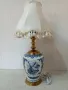 Комплект от две големи старинни порцеланови лампи - лампа, снимка 2
