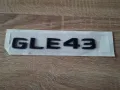 черен надпис Mercedes Benz GLE 43, снимка 1