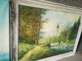 Продавам 3 броя ръчно рисувани маслени картини "Пейзажи", снимка 9