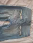 flared дънки от bershka разкроени, удължени с дантела в долната част, снимка 2