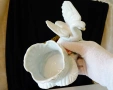 Лебед порцеланова фигура,бижутерка,ваза,злато,рози. , снимка 6