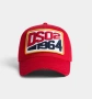 НОВА Dsquared2 DSQ2 1964 Червена Шапка с козирка ОРИГИНАЛ Рядка с етикети, снимка 7