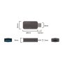 Orico адаптер Adpater OTG USB 3.1 Type C to Type A/F, Metal - CTA2-SV  - 24 месеца гаранция, снимка 2