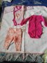 Лот бебешки дрехи момиче 0-3м, боди, ританки, гащеризон, чувалче, шапка, детски дрехи, снимка 6