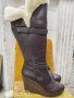 Страхотни дамски ботуши с платформа BATA/40 номер, снимка 2