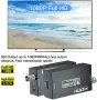 Нов Преобразувател HDMI към HD-SDI 2.970Gbit/s Стабилен Метален Корпус, снимка 2